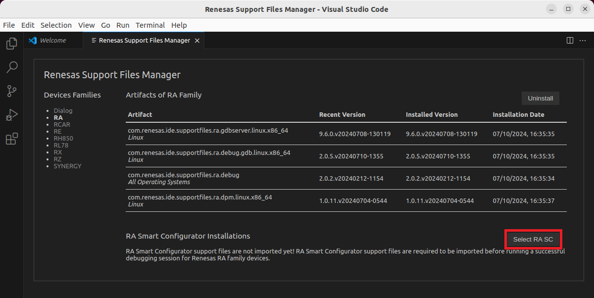 linux rasc register 3